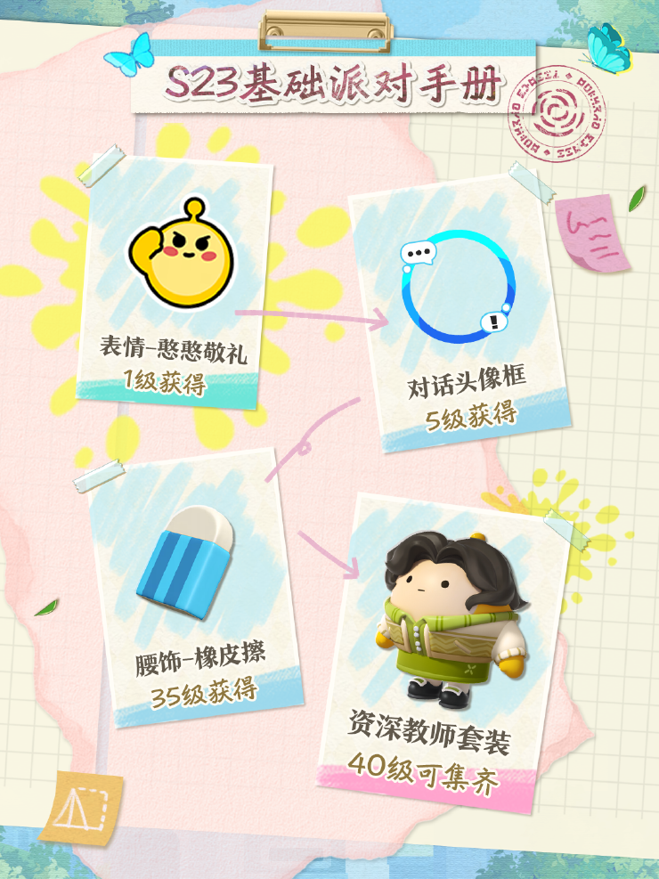 蛋仔派对S23绘梦校园 | 在派对季攻略里发现大量萌物！