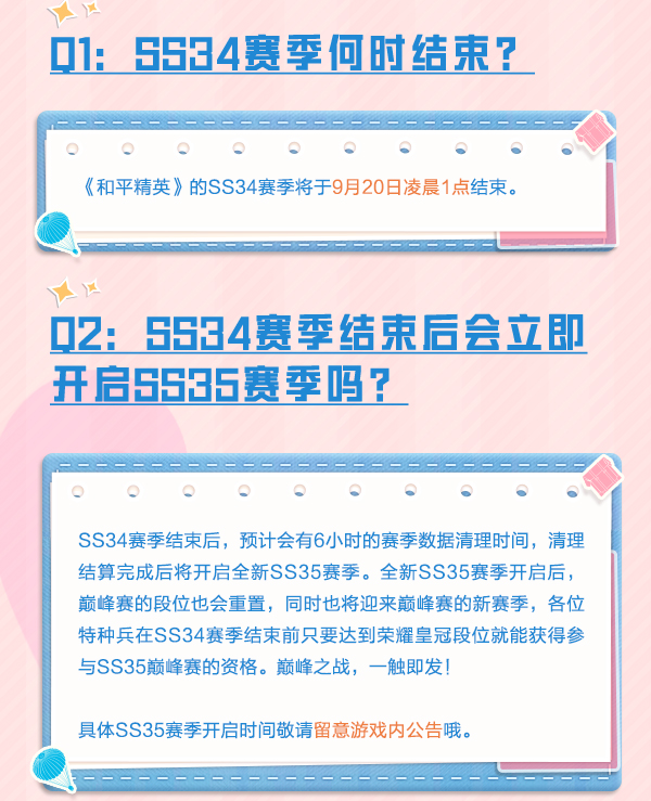 《和平精英》赛季切换FAQ丨备战SS35，赛季切换常见问题解答。